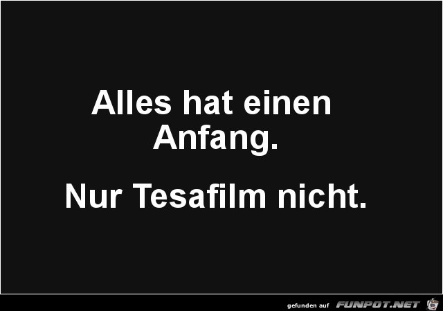 So ist es