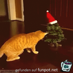 Komischer Weihnachtsbaum