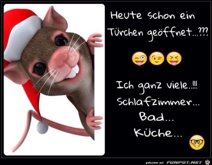 Türchen geöffnet Türchen geöffnet