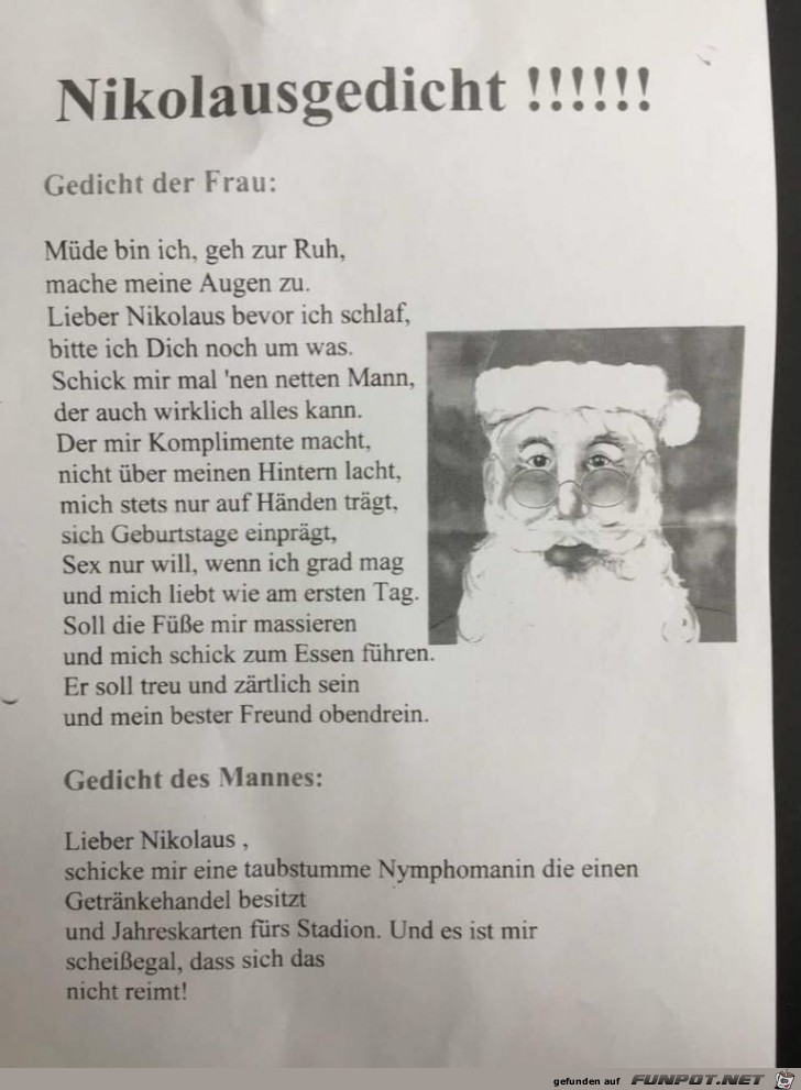 Gedicht der Frau