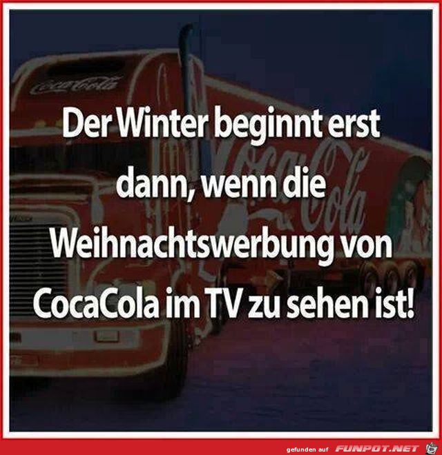 Der Winter beginnt Der Winter beginnt