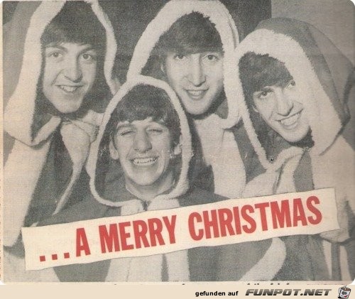 Weihnachtsgru Beatles