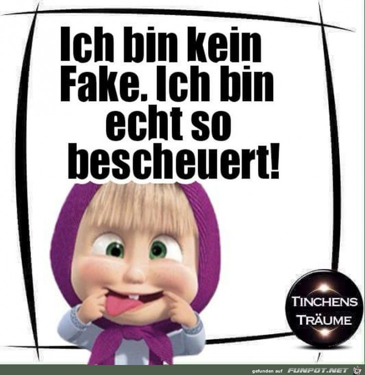 Ich bin kein Fake