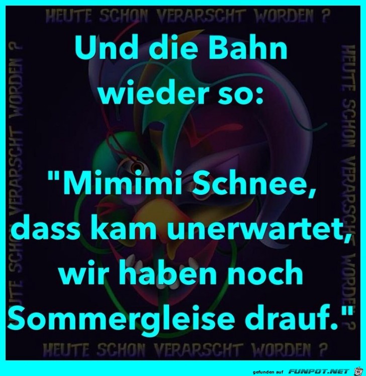 Die DB und der Schnee Die DB und der Schnee