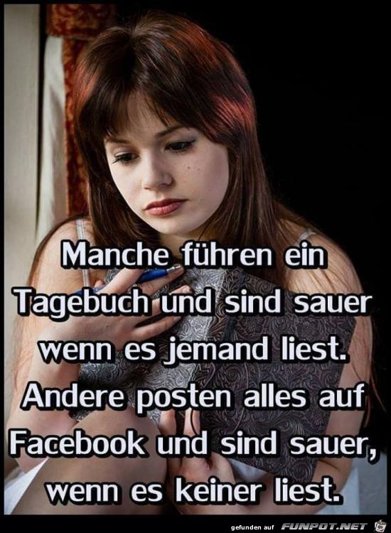 manche führen ein Tagebuch....... manche führen ein Tagebuch.......