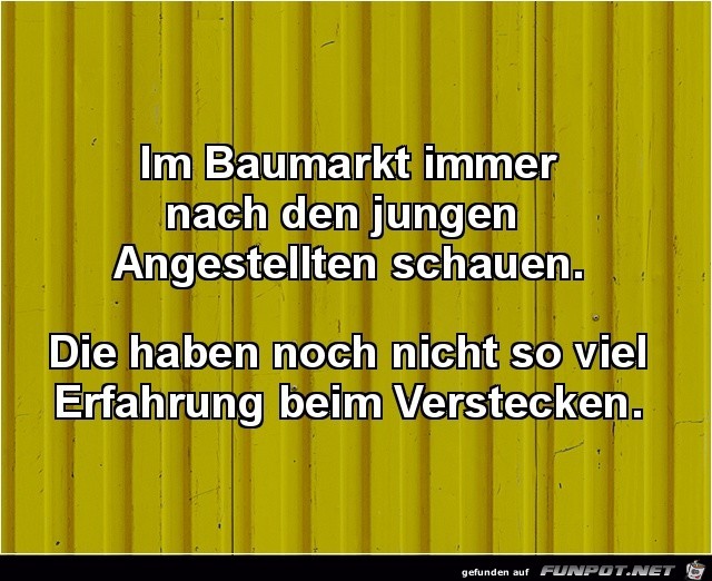 Im Baumarkt