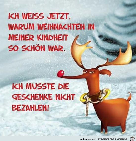 Weihnachten in der Kindheit