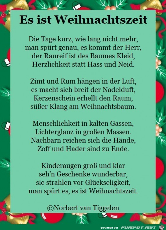 Es ist Weihnachtszeit 2017