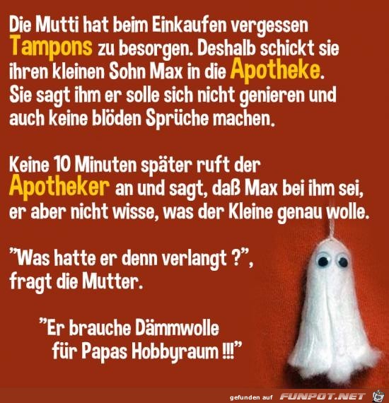 Mutter hat vergessen..........