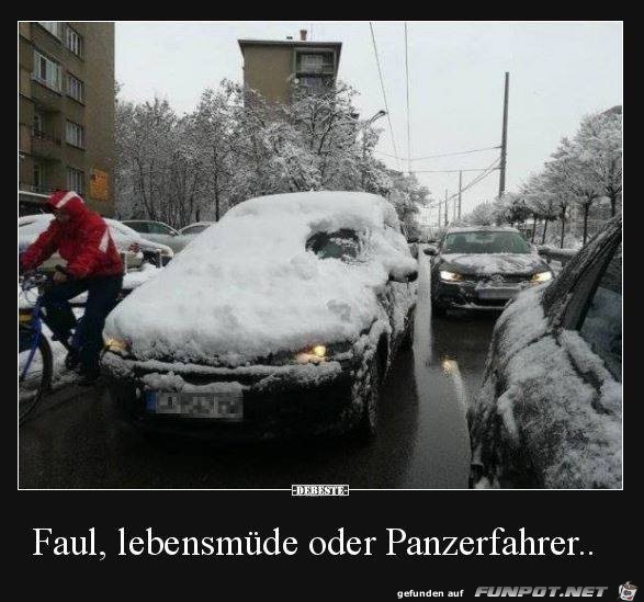 Lebensmuede oder Lebensmuede oder