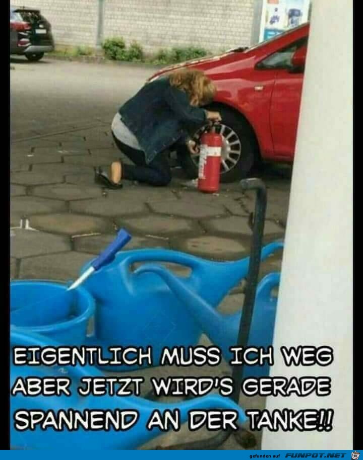 Neulich an der Tanke