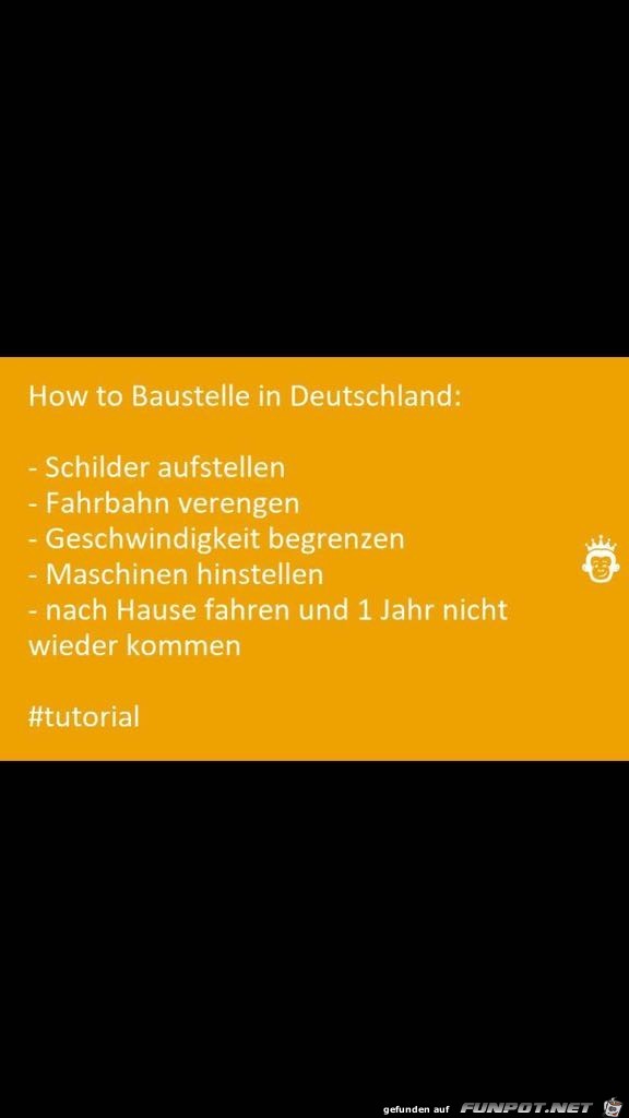 Baustelle Baustelle