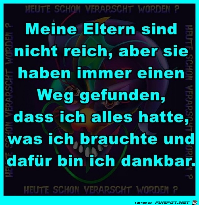 Nicht reich, aber dankbar Nicht reich, aber dankbar