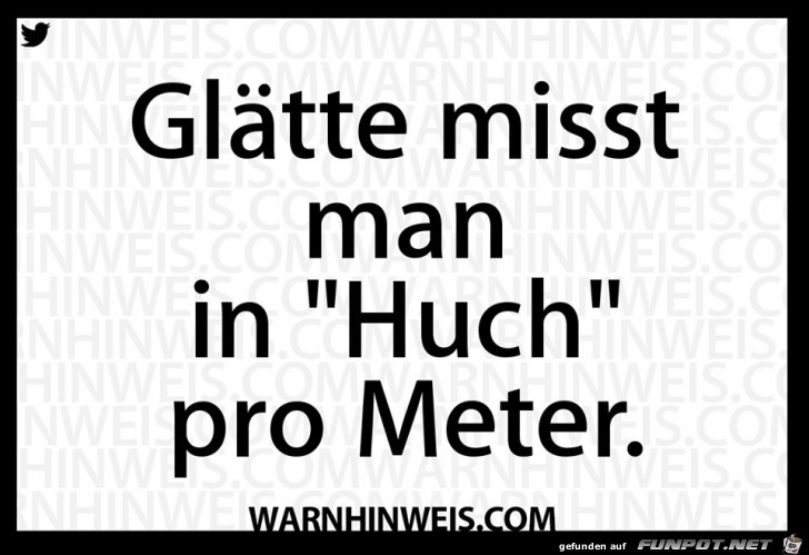 Glätte Masseinheit Glätte Masseinheit