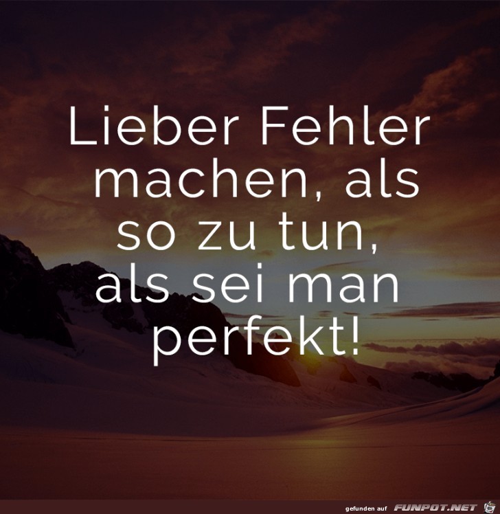 Fehler machen