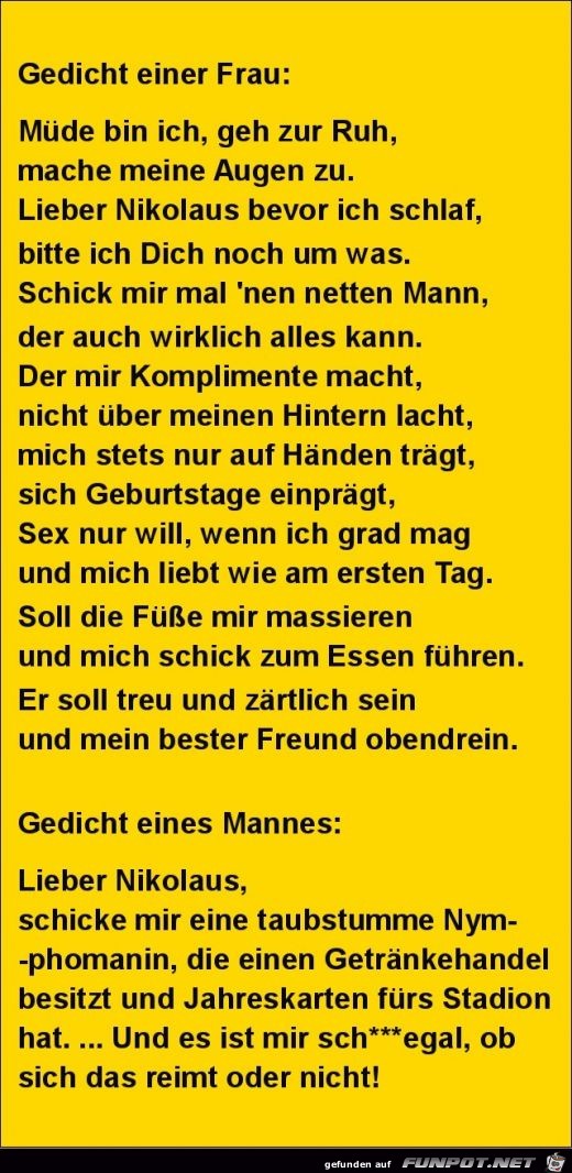 Gedicht einer Frau.....