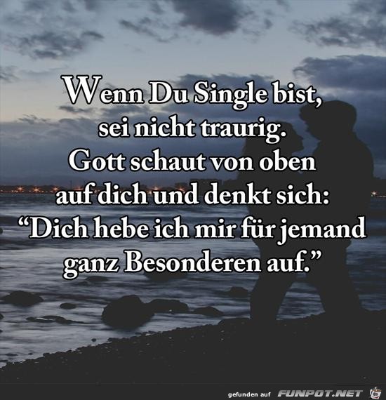 wenn du Single bist.........