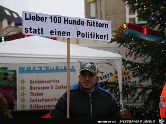 lieber 100 Hunde füttern.. lieber 100 Hunde füttern..