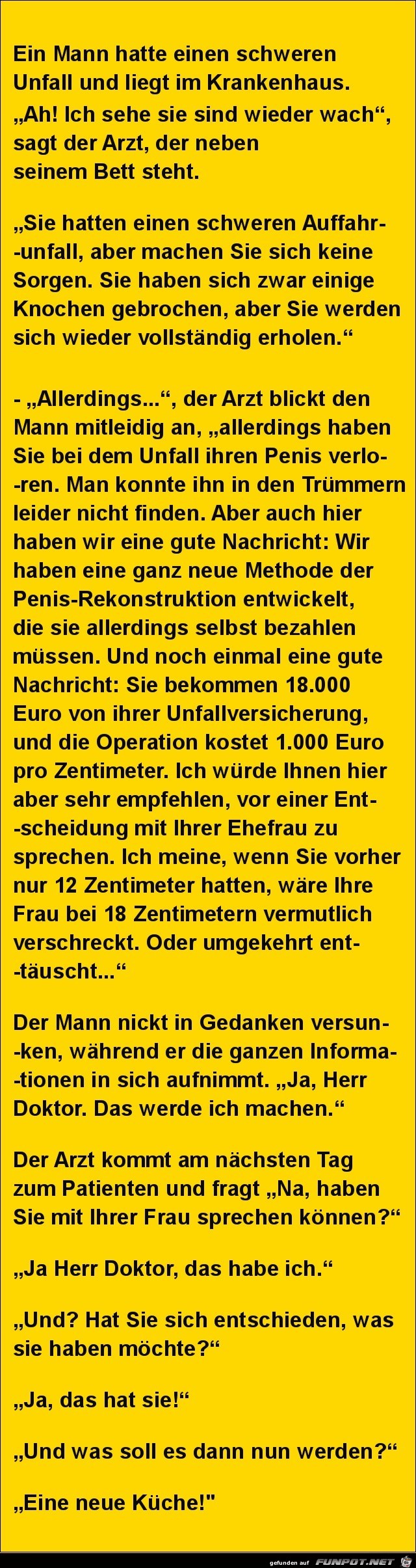 ein Mann hatte eiinen schweren Unfall........... ein Mann hatte eiinen schweren Unfall...........