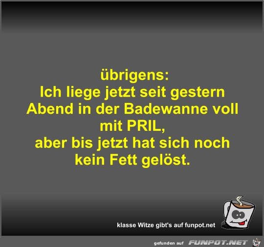 übrigens: übrigens: