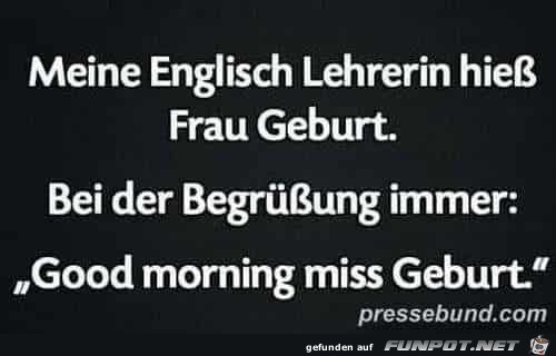 Meine Englischlehrerin Meine Englischlehrerin