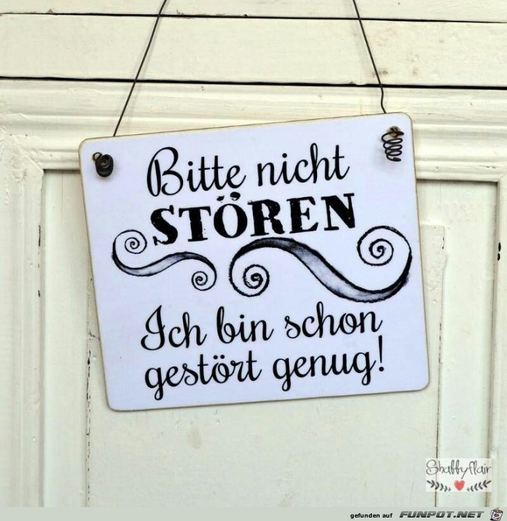 Bitte nicht stören ! Bitte nicht stören !