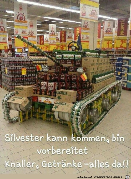 Silvester - Vorbereitung abgeschlossen