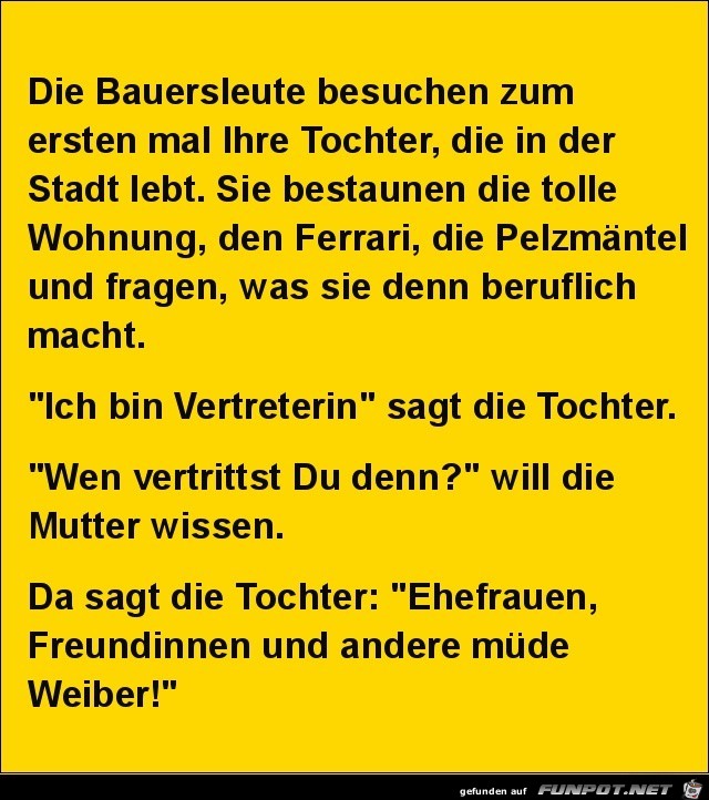 Besuch bei der Tochter.........