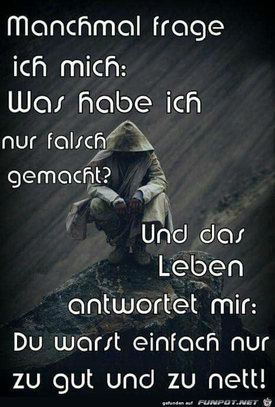 manchmal frage ich mich........ manchmal frage ich mich........