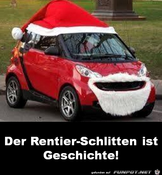 Neues Weihnachtsmann-Mobil