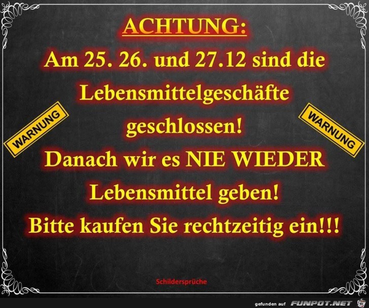 Weihnachts-Öffnungszeiten der Geschäfte Weihnachts-Öffnungszeiten der Geschäfte