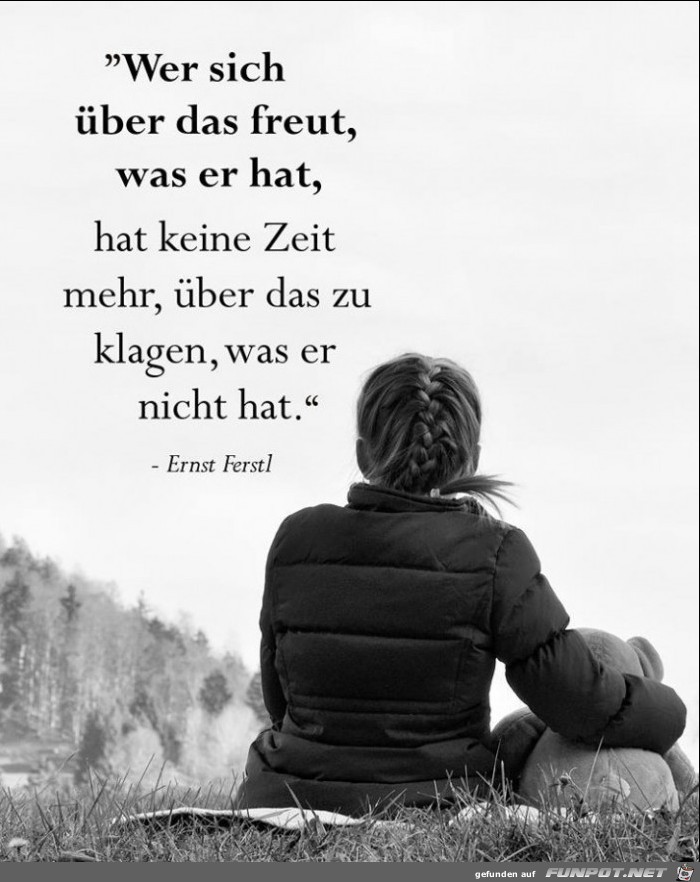 Wer sich ueber das freut