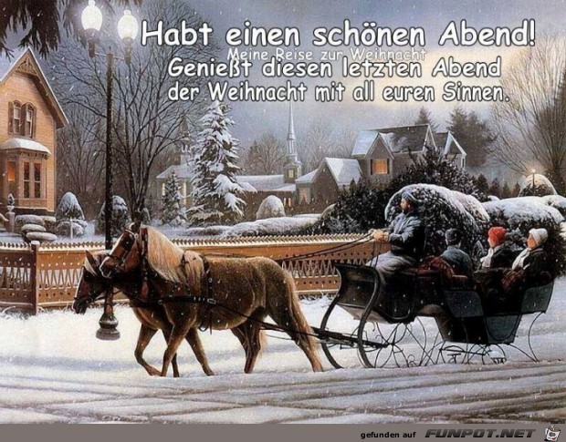 Habt einen schoenen Abend Habt einen schoenen Abend