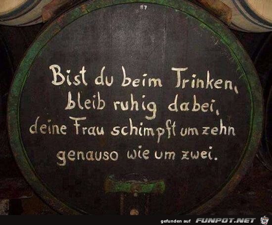 Trink ruhig weiter Trink ruhig weiter