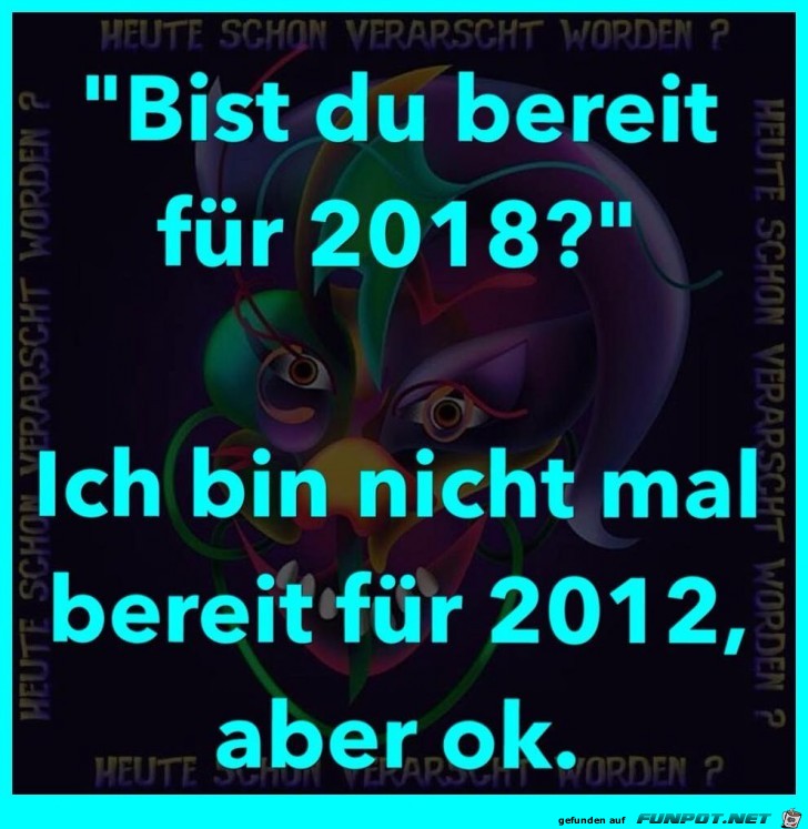 Bereit für 2018 Bereit für 2018