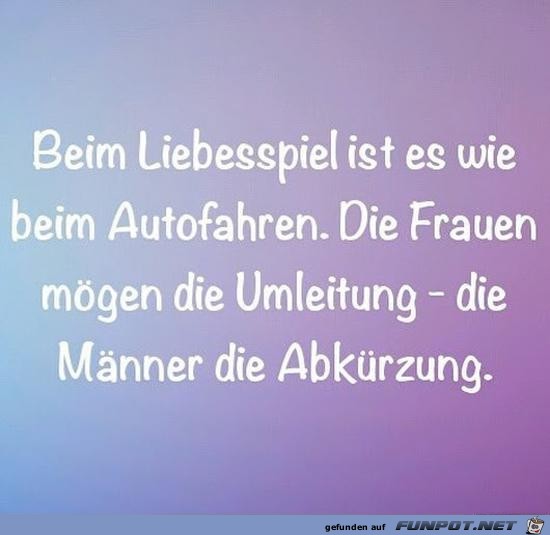 Wie beim Autofahren Wie beim Autofahren