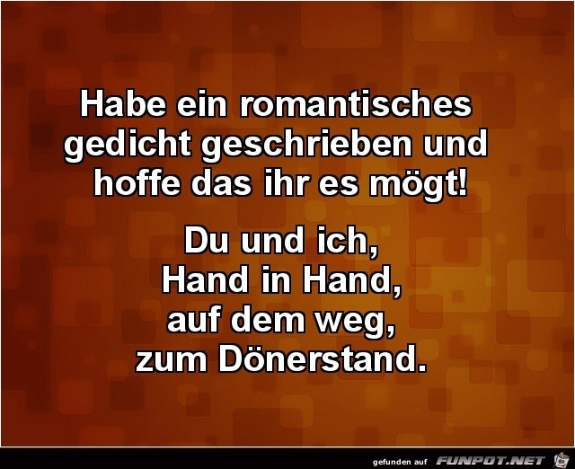 Romantisches Gedicht