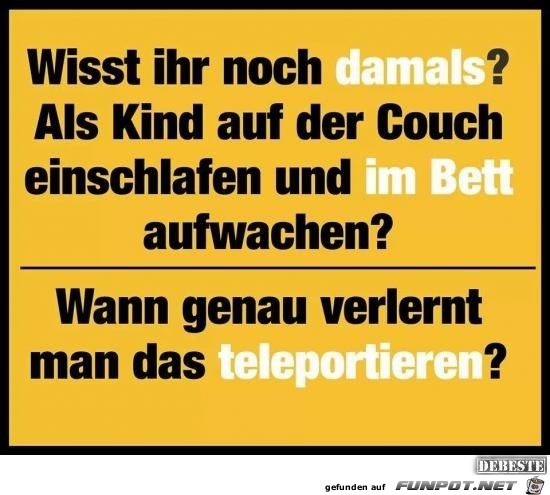 wisst ihr noch damals?........