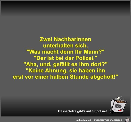Zwei Nachbarinnen unterhalten sich Zwei Nachbarinnen unterhalten sich