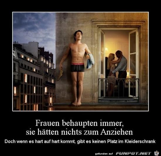 Frauen behaupten immer