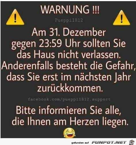 Warnung Warnung