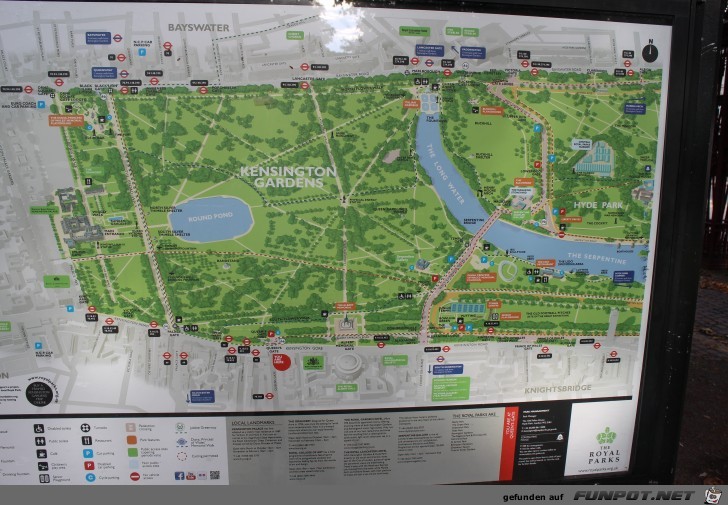 16-081 Karte Kensington Gardens
