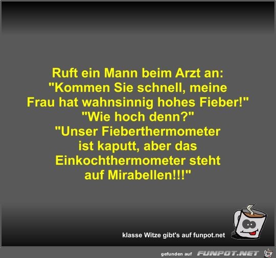 Ruft ein Mann beim Arzt an Ruft ein Mann beim Arzt an