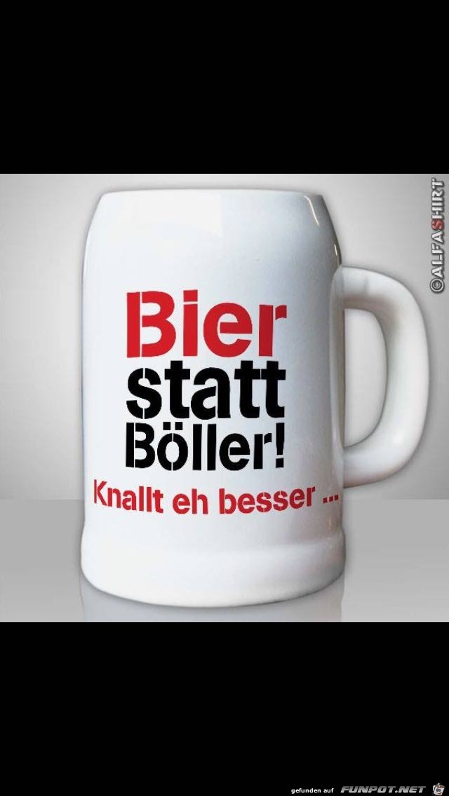 Bier statt Boeller