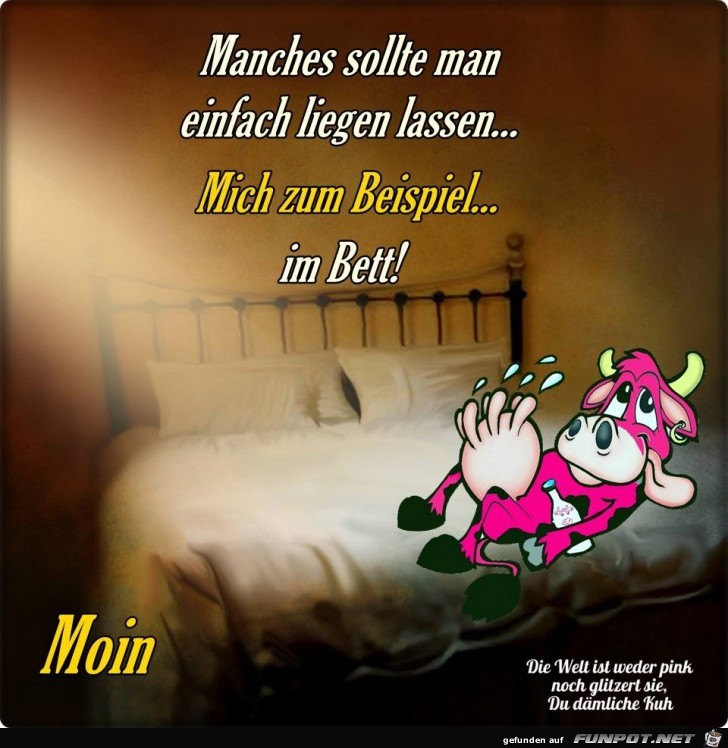 Manches sollte man einfach liegen lassen