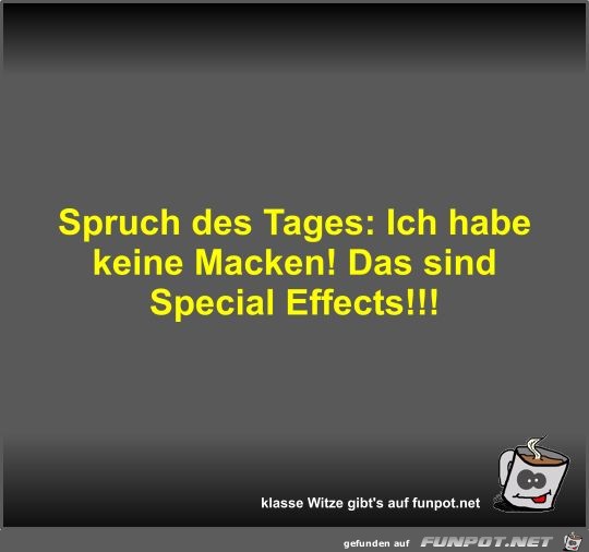 Spruch des Tages Spruch des Tages