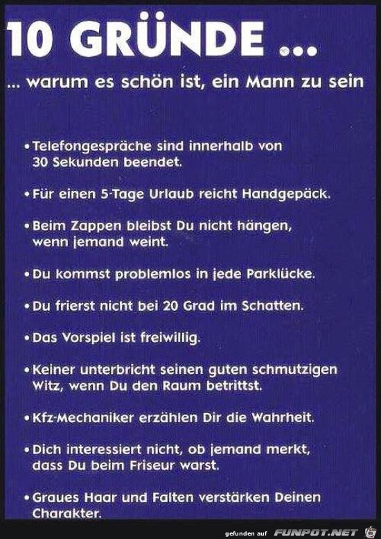 10 Gründe..... 10 Gründe.....