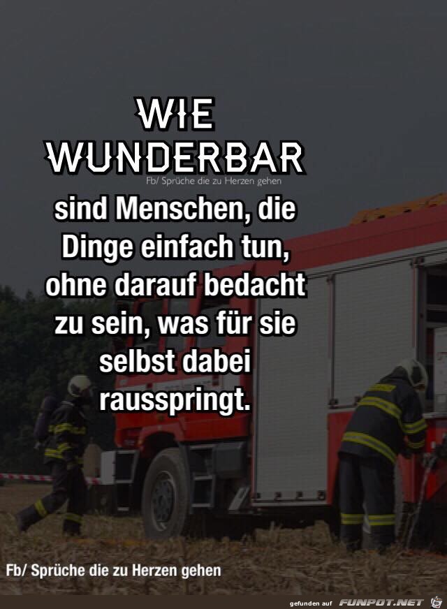 Wie wunderbar