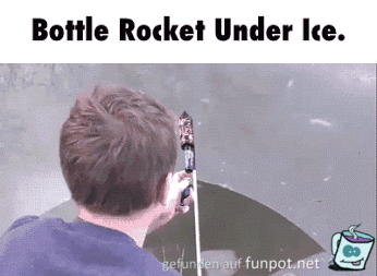 Rakete unter dem Eis Rakete unter dem Eis