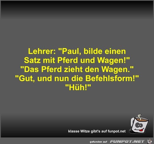 Lehrer: Lehrer: